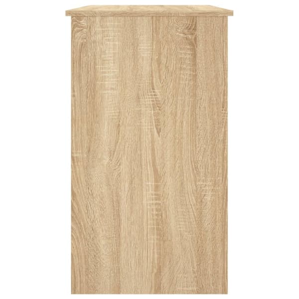 vidaXL Työpöytä Sonoma-tammi 90x45x76 cm tekninen puu - Kirjoituspöydät