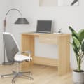 Miniatyrbillede 2 af 8: vidaXL skrivebord 100x50x76 cm konstrueret træ sonoma-eg -  Skriveborde