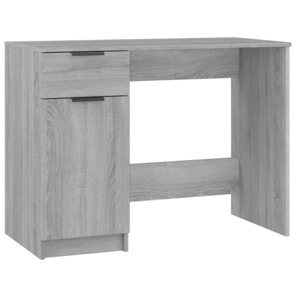 vidaXL Työpöytä harmaa Sonoma 100x50x75 cm tekninen puu -  Kirjoituspöydät
