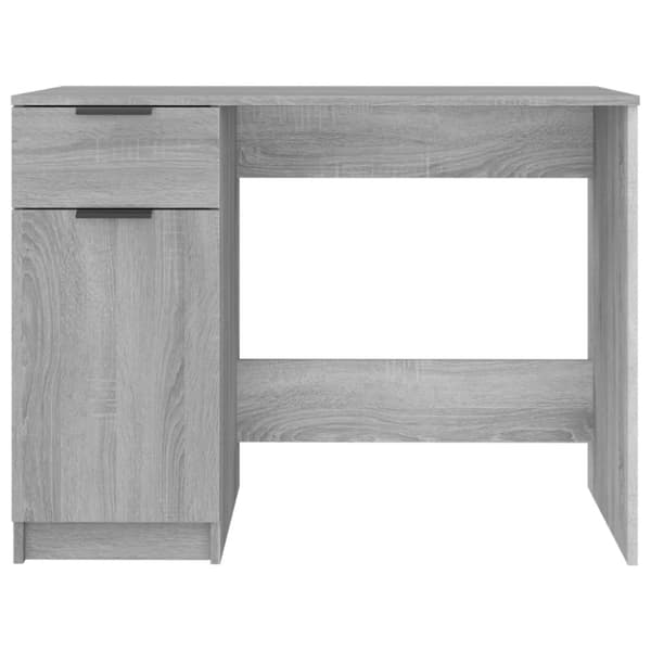 vidaXL Työpöytä harmaa Sonoma 100x50x75 cm tekninen puu -  Kirjoituspöydät