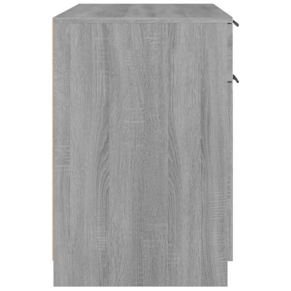 vidaXL Työpöytä harmaa Sonoma 100x50x75 cm tekninen puu -  Kirjoituspöydät
