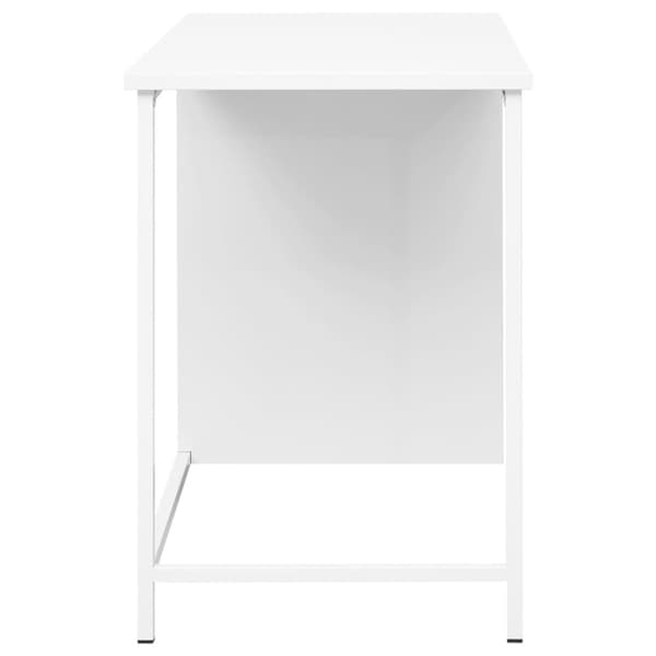 vidaXL Teollinen työpöytä laatikoilla valkoinen 105x52x75 cm teräs -  Kirjoituspöydät