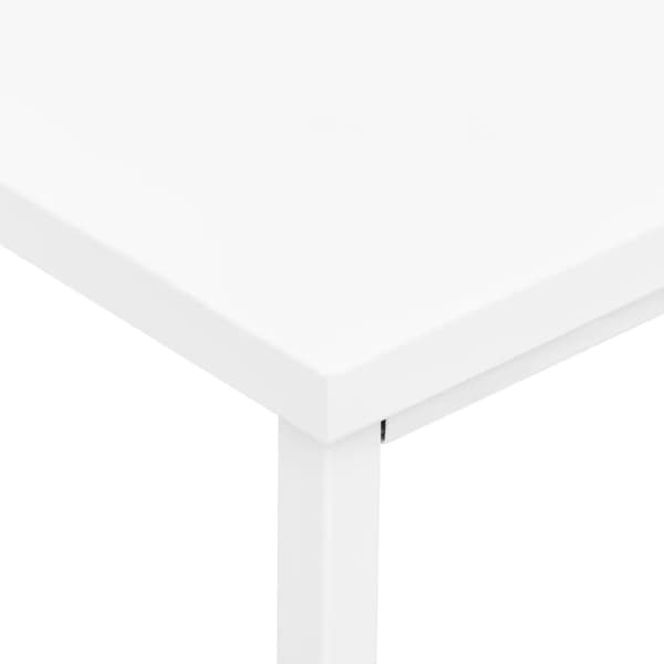 vidaXL Teollinen työpöytä laatikoilla valkoinen 105x52x75 cm teräs -  Kirjoituspöydät