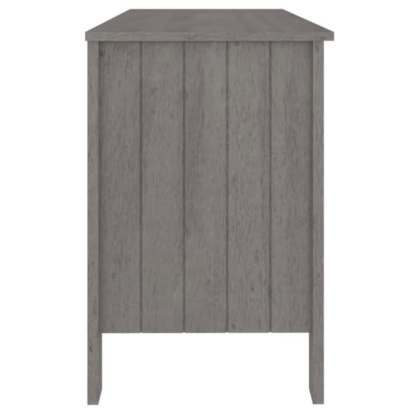 vidaXL Pöytä HAMAR vaaleanharmaa 113x50x75 cm täysi mänty -  Kirjoituspöydät