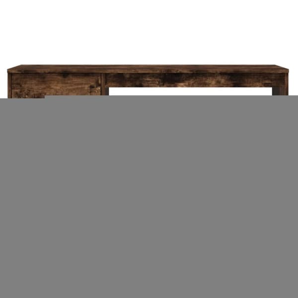 vidaXL Työpöytä laatikolla savutammi 115x50x75 cm tekninen puu - Kirjoituspöydät