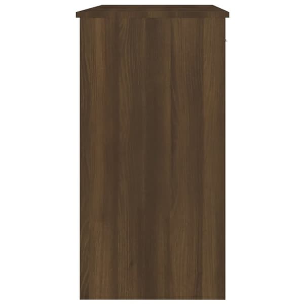 vidaXL Työpöytä ruskea tammi 80x40x75 cm tekninen puu - Kirjoituspöydät