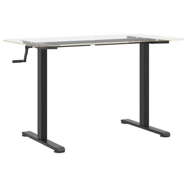 vidaXL Seisontapöydän runko musta (94-135)x60x(70-114) cm teräs - Kirjoituspöydät