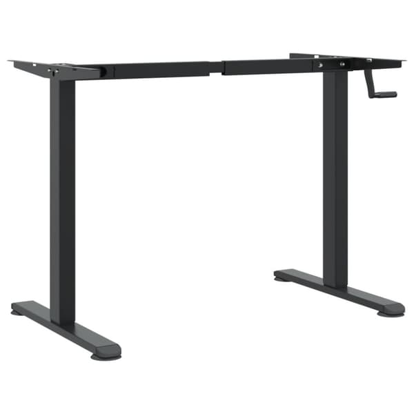 vidaXL Seisontapöydän runko musta (94-135)x60x(70-114) cm teräs - Kirjoituspöydät