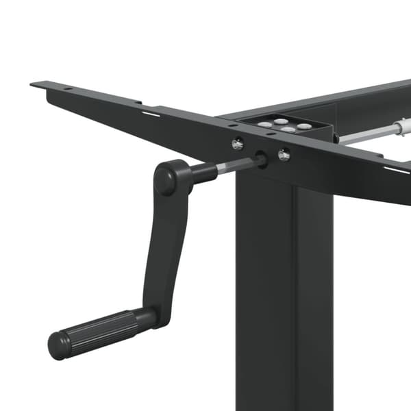vidaXL Seisontapöydän runko musta (94-135)x60x(70-114) cm teräs - Kirjoituspöydät