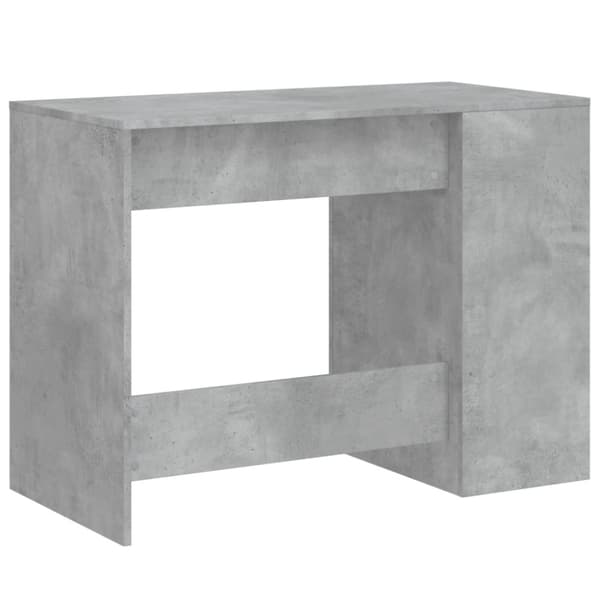 vidaXL Työpöytä betoninharmaa 102x50x75 cm tekninen puu