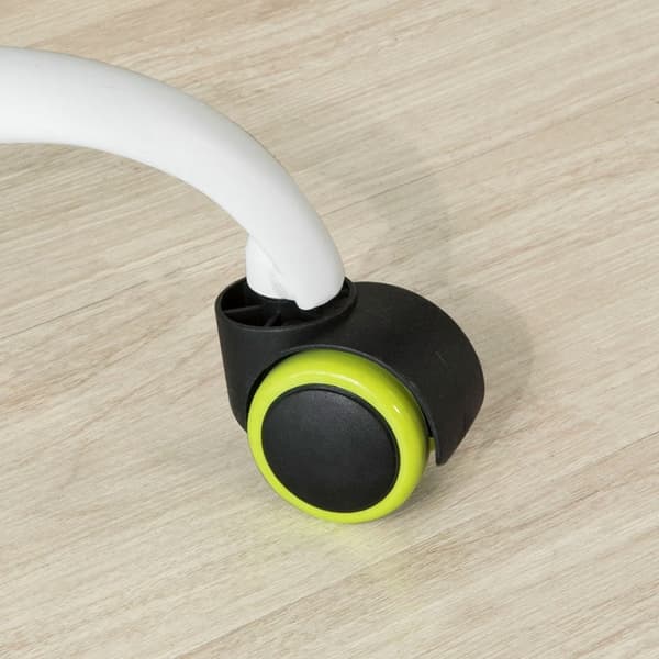 Rootz Justerbar Skrivebordsstol til børn - Ungdoms drejestol - Kontorstol - Ergonomisk design - Nakke- og rygstøtte - Stille 360-graders hjul - 77-89c