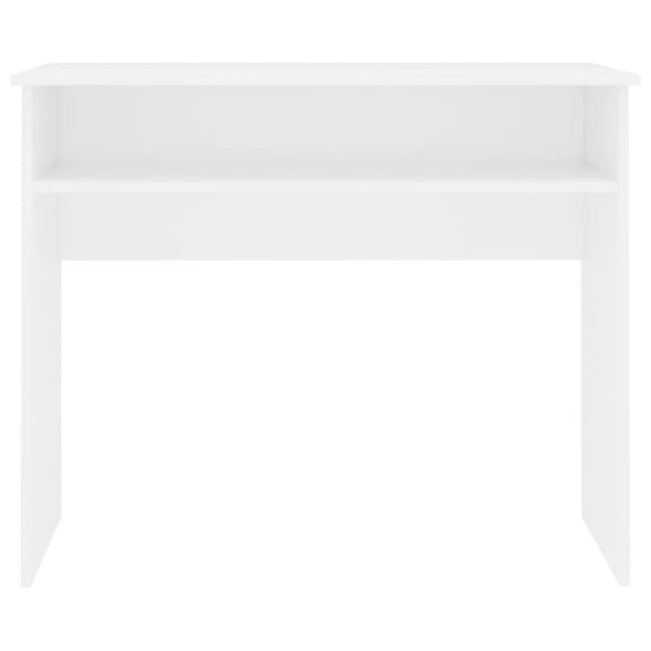 The Living Store Työpöytä valkoinen 90x50x74 cm tekninen puu -  Kirjoituspöydät