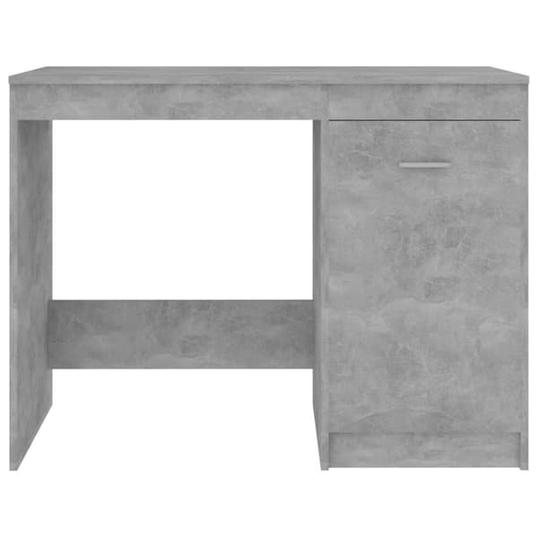 The Living Store Työpöytä betoninharmaa 100x50x76 cm tekninen puu - Kirjoituspöydät