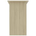 Miniatyrbillede 7 af 8: The Living Store skrivebord 80 x 45 x 74 cm spånplade sonoma-eg -  Skriveborde