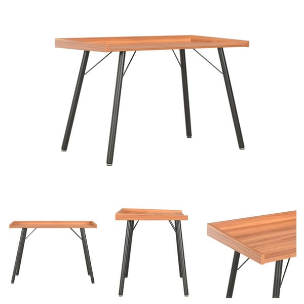 The Living Store Työpöytä 90x50x79 cm ruskea - Kirjoituspöydät