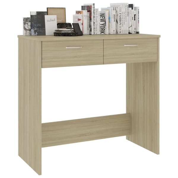 The Living Store Työpöytä Sonoma-tammi 80x40x75 cm lastulevy -  Kirjoituspöydät