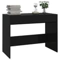 Miniatyrbillede 5 af 9: The Living Store skrivebord 101x50x76,5 cm spånplade sort -  Skriveborde