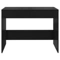 Miniatyrbillede 6 af 9: The Living Store skrivebord 101x50x76,5 cm spånplade sort -  Skriveborde