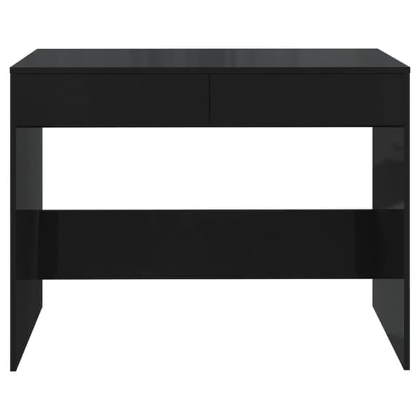 The Living Store skrivebord 101x50x76,5 cm spånplade sort -  Skriveborde