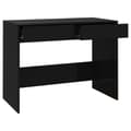 Miniatyrbillede 8 af 9: The Living Store skrivebord 101x50x76,5 cm spånplade sort -  Skriveborde