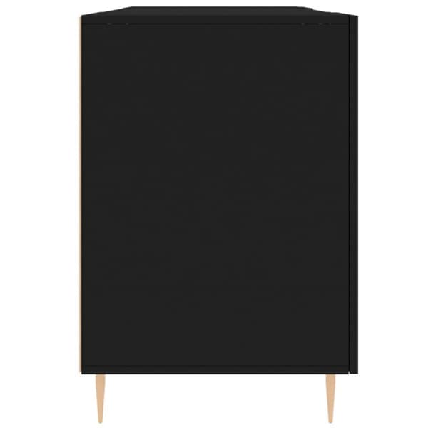 The Living Store Työpöytä musta 140x50x75 cm tekninen puu - Kirjoituspöydät