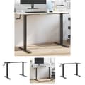 Miniatyrbillede 1 af 11: The Living Store stel til stå-skrivebord (94-135)x60x(70-114) cm stål sort -  Skriveborde