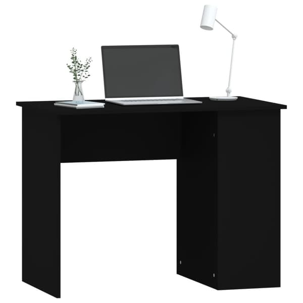 Kirjoituspöydät - Living Työpöytä musta 100x55x75 cm tekninen puu