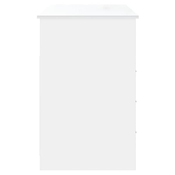 Kirjoituspöydät - Living Työpöytä laatikoilla valkoinen 102x50x76 cm tekninen puu