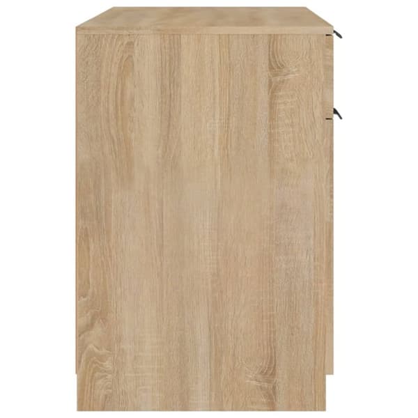 Skriveborde - Living skrivebord 100x50x75 cm konstrueret træ sonoma-eg