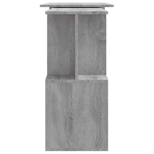 Kirjoituspöydät - Living Kulmatyöpöytä harmaa Sonoma 200x50x76 cm tekninen puu