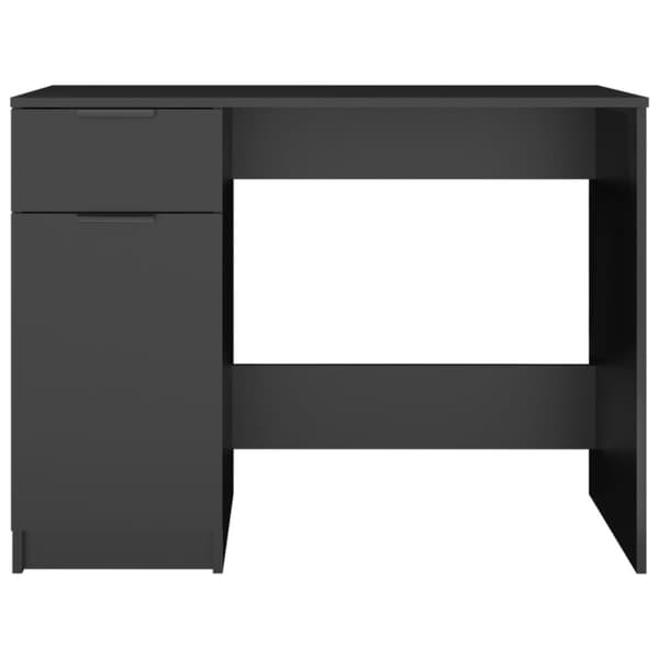 Skrivbord - Living Skrivbord svart 100x50x75 cm konstruerat trä
