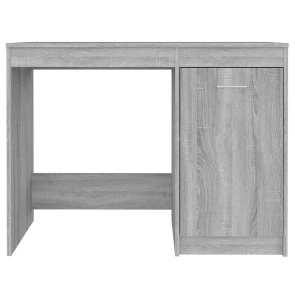 Skriveborde - Living skrivebord 100x50x76 cm konstrueret træ grå sonoma-eg