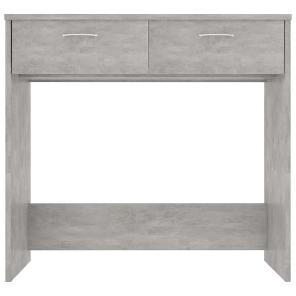 Kirjoituspöydät - Living Työpöytä betoninharmaa 80x40x75 cm tekninen puu