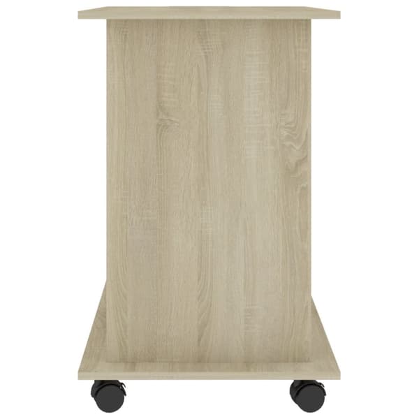 Skriveborde - Living computerbord 80x50x75 cm spånplade sonoma-eg