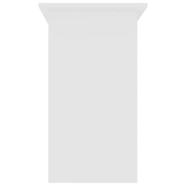 Skriveborde - Living skrivebord 80 x 45 x 74 cm spånplade hvid