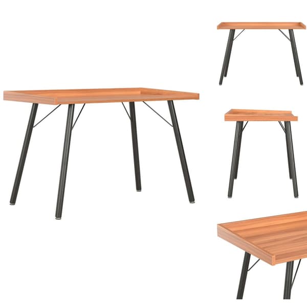 Skriveborde - Living skrivebord 90x50x79 cm brun