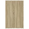 Miniatyrbillede 9 af 11: Skriveborde - Living skrivebord 100x49x75 cm konstrueret træ sonoma-eg