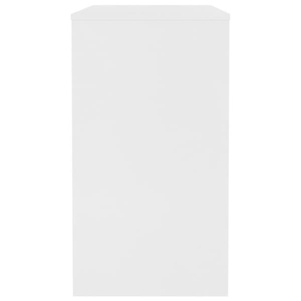 Skriveborde - Living skrivebord 90x40x72 cm konstrueret træ hvid