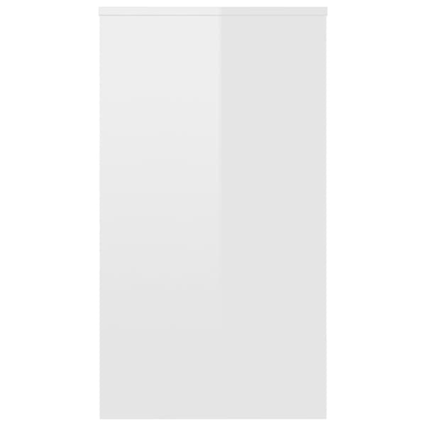 Skrivbord - Living Skrivbord vit högglans 90x40x72 cm konstruerat trä