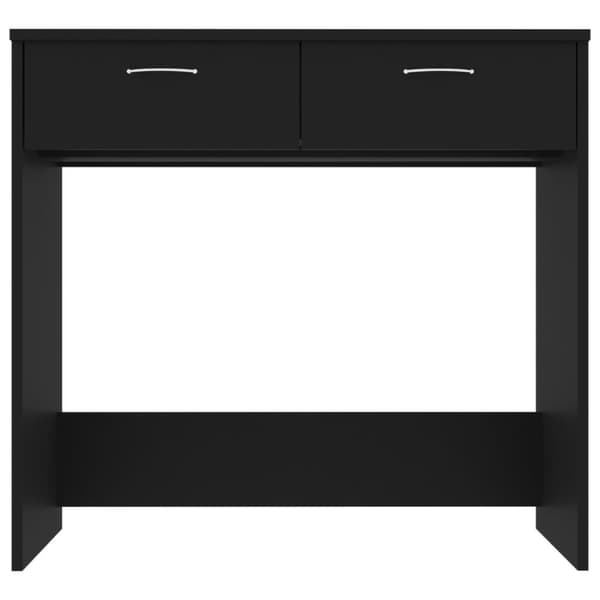 Kirjoituspöydät - Living Työpöytä musta 80x40x75 cm lastulevy