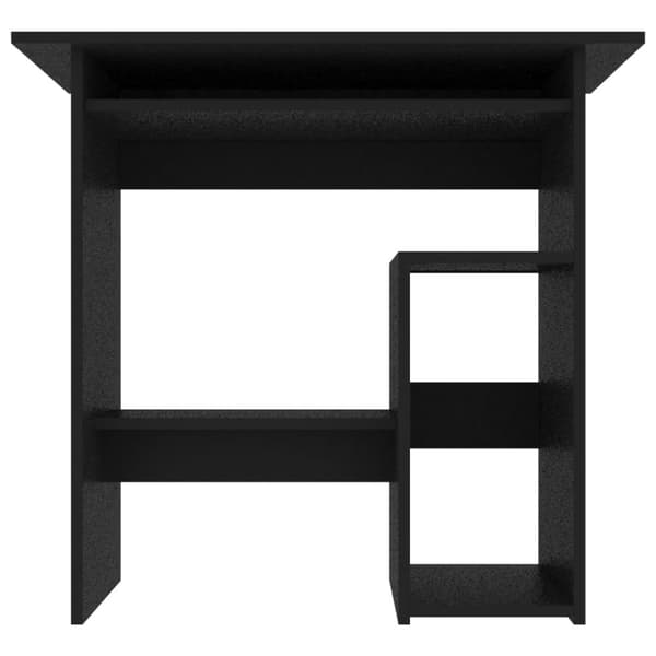 Työpöytä musta 80x45x74 cm tekninen puu - Työpöytä - Työpöydät - Home & Living