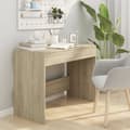 Miniatyrbillede 4 af 9: Skrivebord 101x50x76,5 cm spånplade sonoma-eg - Skrivebord - Skriveborde - Home & Living