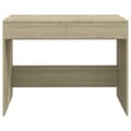Miniatyrbillede 6 af 9: Skrivebord 101x50x76,5 cm spånplade sonoma-eg - Skrivebord - Skriveborde - Home & Living