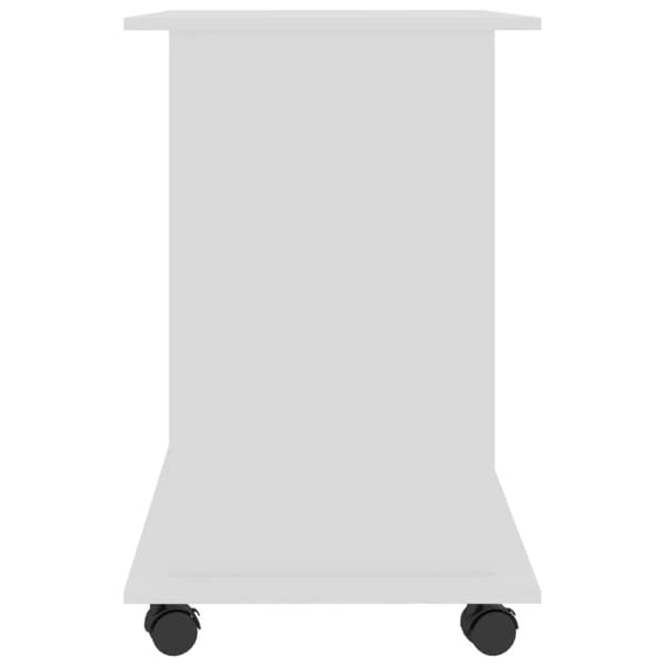 Tietokonepöytä valkoinen 80x50x75 cm tekninen puu - Tietokonepöytä - Tietokonepöydät - Home & Living