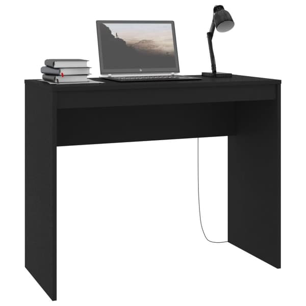 Skrivbord svart 90x40x72 cm konstruerat trä - Skrivbord - Skriv Bord - Home & Living