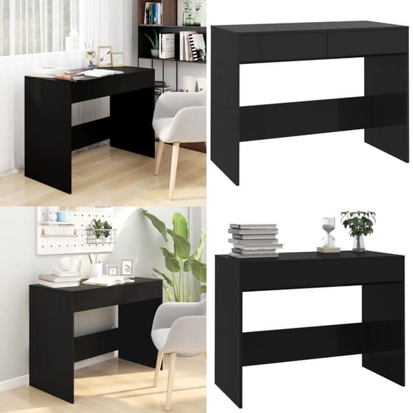 Skrivebord 101x50x76,5 cm spånplade sort - Skrivebord - Skriveborde - Home & Living