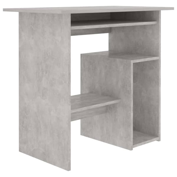 Työpöytä betoninharmaa 80x45x74 cm tekninen puu - Työpöytä - Työpöydät - Home & Living