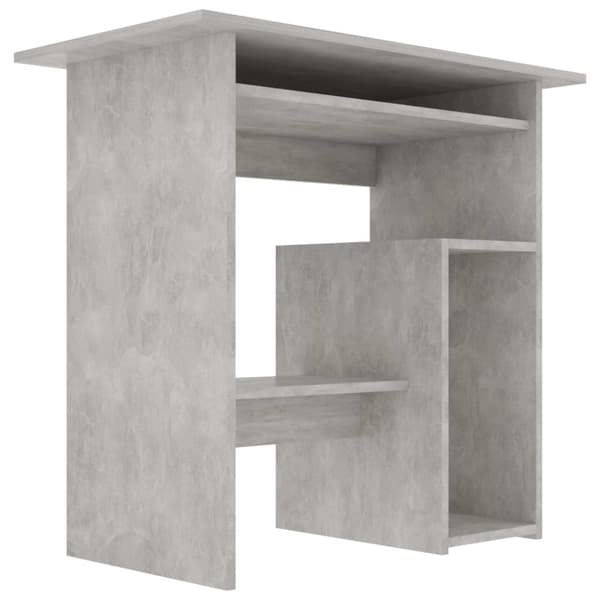 Työpöytä betoninharmaa 80x45x74 cm tekninen puu - Työpöytä - Työpöydät - Home & Living