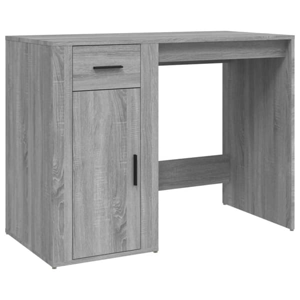 Skrivebord 100x49x75 cm konstrueret træ grå sonoma-eg - Skrivebord - Skriveborde - Home & Living