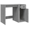 Miniatyrbillede 8 af 11: Skrivebord 100x49x75 cm konstrueret træ grå sonoma-eg - Skrivebord - Skriveborde - Home & Living